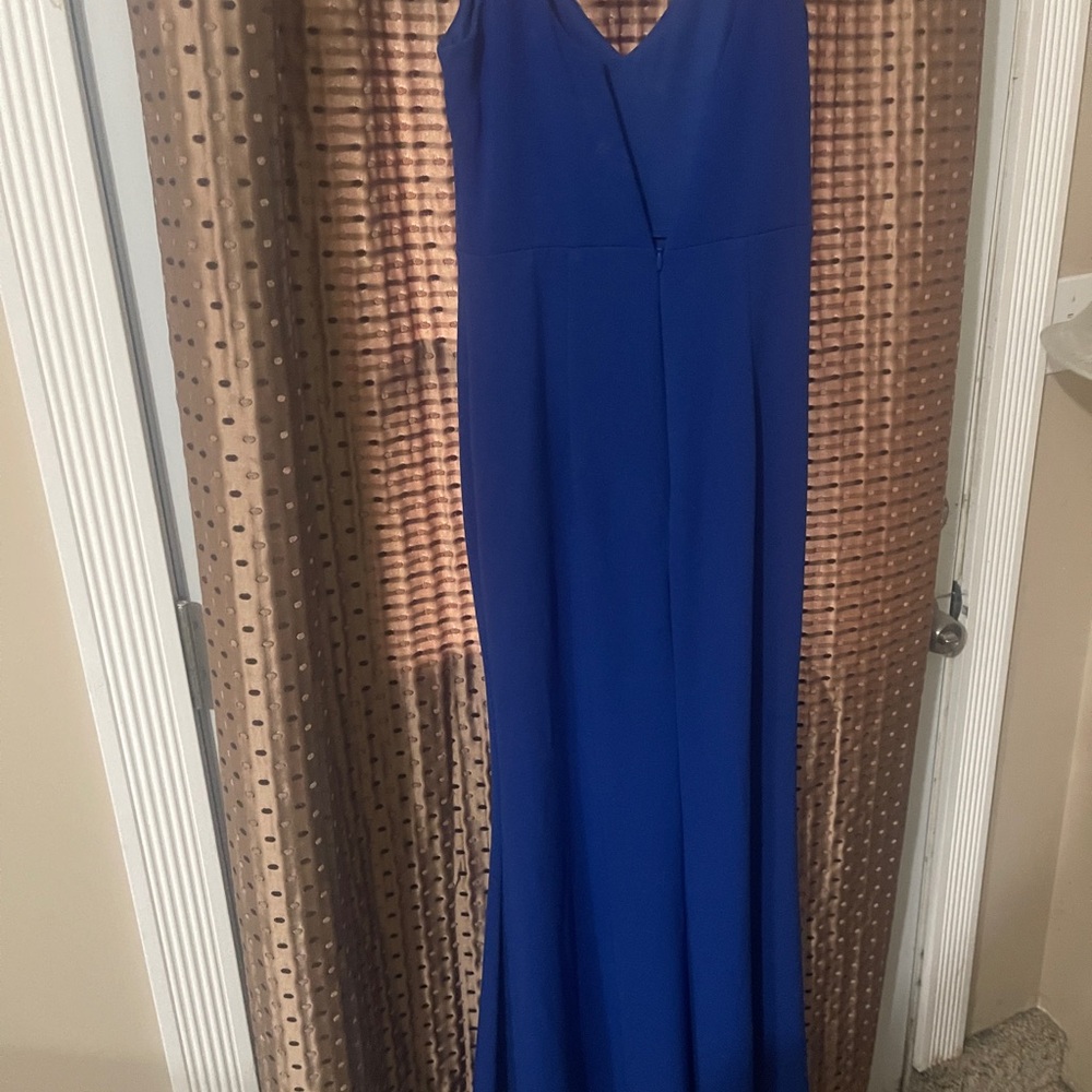 Elegant Blue Maxi Dress